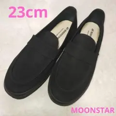 Moonstar ムーンスター キャンバスローファー 　LOAFY　23cm