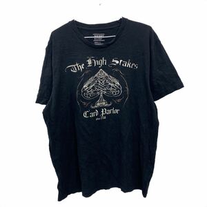 OLD NAVY プリントTシャツ XLサイズ オールドネイビー スペード ブラック 古着卸 アメリカ仕入 t2206-4165