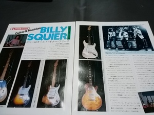 ヤングギター☆記事☆切り抜き☆インタビュー＆ギター紹介☆BILLY SQUIER▽2Ca：ccc52