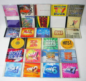 【中古 CD】NOW・MEGA HITS・MAX BEST・Your Song・BEAUTY DELUXEなど 80年代・90年代 洋楽オムニバスCDまとめ 27タイトル 計31枚セット