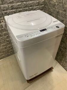 大阪送料無料★3か月保障付き★洗濯機★シャープ★7kg★2021年★ES-GE7E-W★S-921