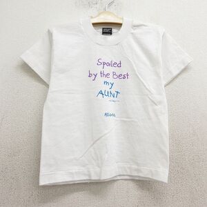 【30%OFF】古着 フルーツオブザルーム 半袖 ビンテージ Tシャツ キッズ ボーイズ 子供服 80s Spoiled クルーネック 白 ホワイト 24may1 3OF