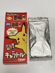 ジャンク　TOMY トミー キャラトル ２４枚撮り 使い捨て カメラ ポケットモンスター ピカチュウ レンズ付きフィルム