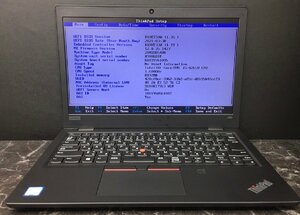 1円～ ■ジャンク LENOVO ThinkPad L390 / 第8世代 / Core i5 8265U 1.60GHz / メモリ 8GB / ストレージ無し / 13.3型 / OS無 / BIOS起動可