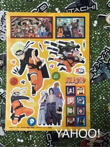 【非売品◆入手困難】NARUTO-ナルト-10周年記念★集英社「岸本斉史先生 原作イラスト」シール★サスケ イタチ ヒナタ ミナト ステッカー