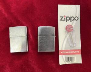 ZIPPO　オイルライター+ガスライターセット　火打石付　【9482-2】