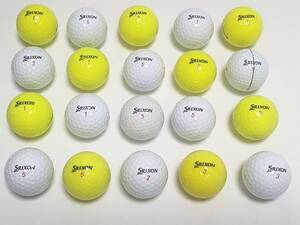 【中古】 ロストボール スリクソン SRIXON DISTANCE 計20球