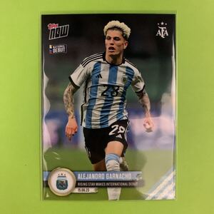 Topps Now Garnacho アレハンドロ ガルナチョ 限定発売 トレーディングカード 代表試合デビュー サッカー アルゼンチン マンチェスターU