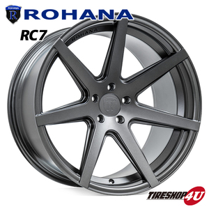 4本セット Rohana ロハナ RC7 20X9.0J X11J 5/114.3 グラファイト 厳選タイヤ 245/40R20 285/35R20 Maserati Quattroporte クワトロポルテ