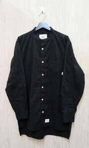 WTAPS/ダブルタップス/長袖シャツ/ 181TQDT-SHM04/SHIRT RACO SATIN/ブラック/サイズX03