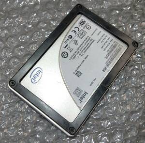 【中古パーツ】2.5 SATA SSD 1台　正常 INTEL SSDSA2M080G2GC 80GB 使用時間7301H■SSD6113