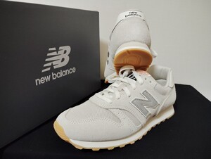 新品25.0cm ニューバランス newbalanceレディーススニーカーML373SW2ライトグレーWL373好きにも