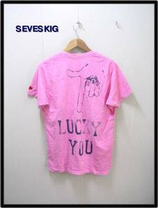 M【SEVESKIG セヴシグ POCKET Tシャツ LUCKY YOU】CS-SV-YS-1006