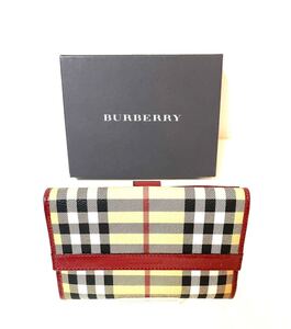 1円〜 新品未使用 BURBERRY バーバリー 財布 チェック