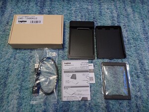 0610u2636 ロジテック HDD/SSD 内蔵 480GB データ 2.5インチ データ移行ソフト 変換スペーサー付 LMD-SS480KU3 SSDなし スマートフォン