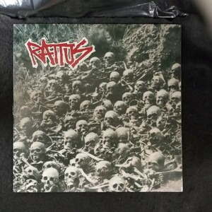 D04 中古LP 中古レコード　RATTUS rattus スイス盤　010 フィンランド　ハードコア　ポスター無し