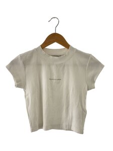 Calvin Klein Jeans◆モノグラムベビーTシャツ/XS/コットン/WHT/j224948