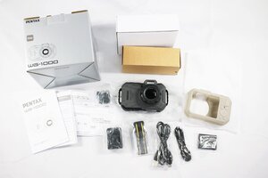 ◎【1スタ！】未使用 PENTAX ペンタックス WG-1000 デジタルカメラ Gray 保証書付 h_e