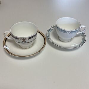 WEDGWOOD ウェッジウッド カップ＆ソーサー 2点セット ハイグローブ/メイスフィールド 食器 洋食器 現状品 F