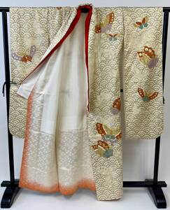 ◇KJ051 振袖 Furisode 古着 和服