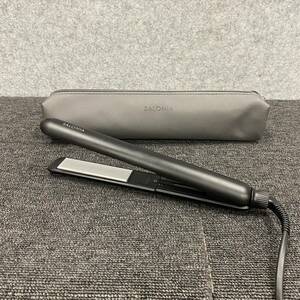 □【売り切り】SALONIA（サロニア）スムースシャイン ストレートヘアアイロン SAL23105BK