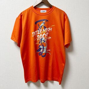 YONEX ヨネックス INTER HIGH 2009 半袖Tシャツ Mサイズ オレンジ ポリエステル