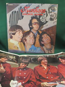 送料無料 　LP　SRA-5103　「GOLDEN ALBUM」Victor　Monkees　ポスター付