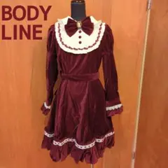 BODYLINE♡ ロリータ ワンピース クラシカル ベロア 別珍 ロリィタ