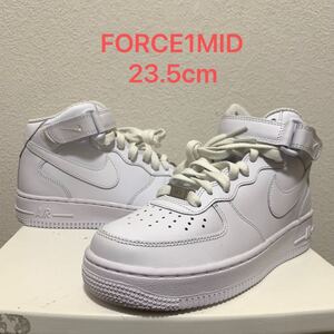 NIKE エアフォース 1 未使用 ナイキ FORCE1 MID レディース 白 WMNS Bグレード