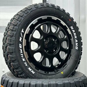 マッドタイヤ エブリイワゴン DA17W DA64W DA62W 14インチ 新品 タイヤホイール4本セット ナンカン FT-9 165/65R14 ホワイトレター