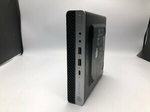 【ハード王】1円～/デスク/HP EliteDesk800G4DM35W/Corei5-8600T/8GB/ストレージ無/742-J33