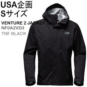 US企画 M 黒 ノースフェイス ベンチャー2 THE NORTH FACE VENTURE 2 JACKET TNF BLACK M NF0A2VD3 日本サイズM