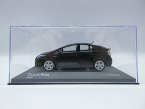 1/43 ミニチャンプス 3代目プリウス PRIUS 30系 ミニカー　ブラック