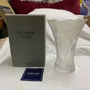 HOYA CRYSTAL FLOWER VASE フラワーベース 花瓶 花器 クリスタル クリスタルガラス 