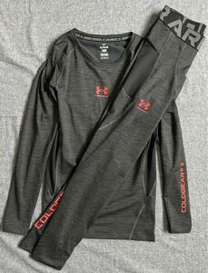 UNDER ARMOUR 秋冬NEWMODEL 新品未使用 UAコールドギアアーマー コンプレッション ノベルティ シャツインナートレーニングウェア２セット