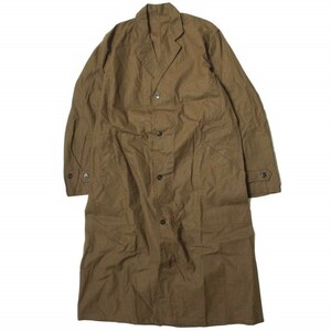 AU MOLINEL フレンチヴィンテージ 1940～50s Brown Metis Duster Coat フレンチメティスダスターコート M程度 ブラウン ワーク g13023