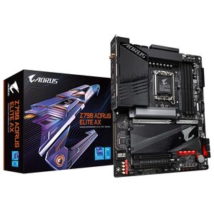 【中古】GIGABYTE Z790 AORUS Elite AX 1.0 Intel LGA 1700 ATXマザーボード、4X DDR5~128G