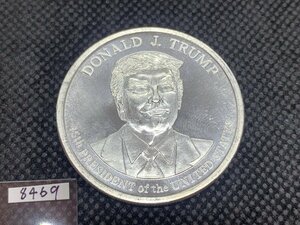 31.1グラム (新品) アメリカ「ドナルド・J・トランプ大統領」純銀 1オンス メダル