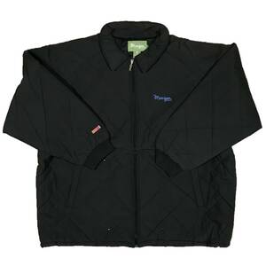 [並行輸入品] Meezan ミーザン フルジップアップ キルティング ジャケット (ブラック) 4XL