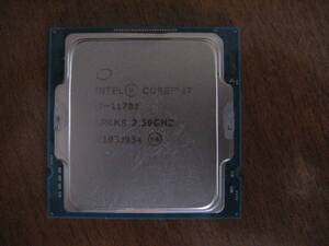 INTEL CPU Core i7 11700 8コア16スレッド 2.50GHZ LGA1200 第11世代 中古品 Rocket Lake　CPUのみ