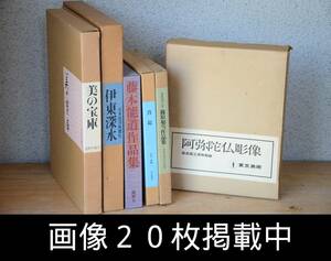 人間国宝 藤本能道作品集 講談社 藤原如雪作品集 美の宝庫 伊東深水 真葛 阿弥陀仏彫像 美術本 6冊 まとめ セット 画像20枚掲載中