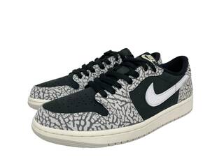 NIKE (ナイキ) AIR JORDAN 1 LOW OG エアジョーダン1 レトロ ロー スニーカー CZ0790-001 27.5cm US9.5 ブラック×テックグレー/028