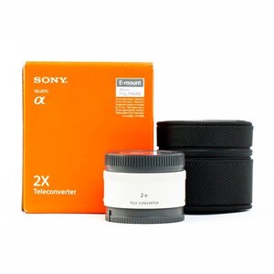 SONY ソニー 2X Teleconverter SEL20TC α Eマウント デジタル 一眼 カメラ レンズ テレコンバーター 箱付 #37234