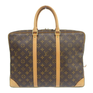 【本物保証】 ルイヴィトン LOUIS VUITTON モノグラム ポルト ドキュマン ヴォワヤージュ ブリーフケース ビジネスバッグ M53361