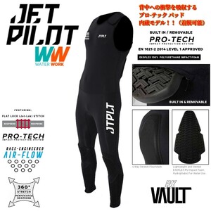 ジェットパイロット JETPILOT 2023 ウェットスーツ 送料無料 RX VAULT ボルト レース ジョン JA22155 ブラック/ホワイト M