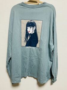 メンズ kutir クティールTシャツ カットソ— 長袖 秋冬ロンT 長袖Tシャツ バックプリント 女の子 ガール サイズL カジュアル 031024-005