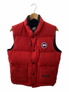 CANADA GOOSE◆FREESTYLE VEST/ダウンベスト/S/ポリエステル/RED/無地/4125M