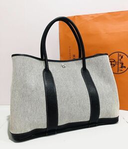 HERMES 極上美品 クリスマス限定 ボルデュックリボン トート バッグ エルメス ガーデンパーティ PM バック