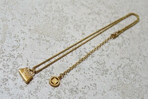 1172 GIVENCHY/ジバンシィ ネックレス ペンダント ヴィンテージ 海外製 ブランド アクセサリー アンティーク ゴールドカラー 首飾り 装飾品