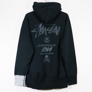 STUSSY ステューシー x mastermind JAPAN x LOOPWHEELER WORLD TOUR HOODIE マスターマインド ジャパン ループウィラー フーディー ocz